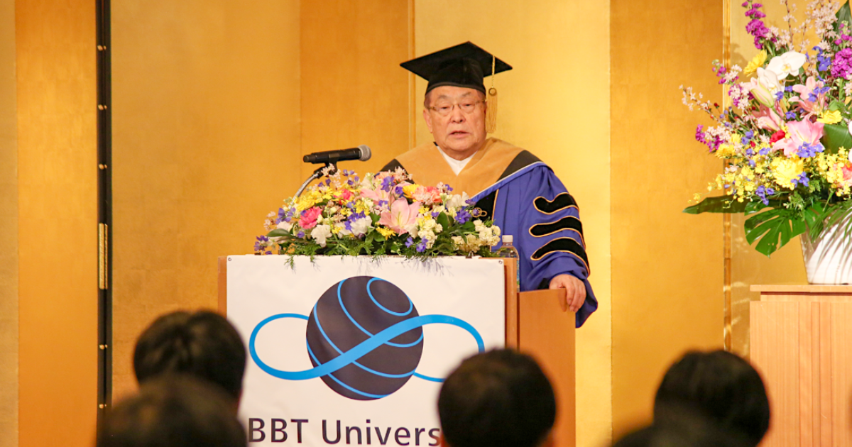 構想力を持ち、突破する力とは』BBT大学の入学式で大前研一学長からの